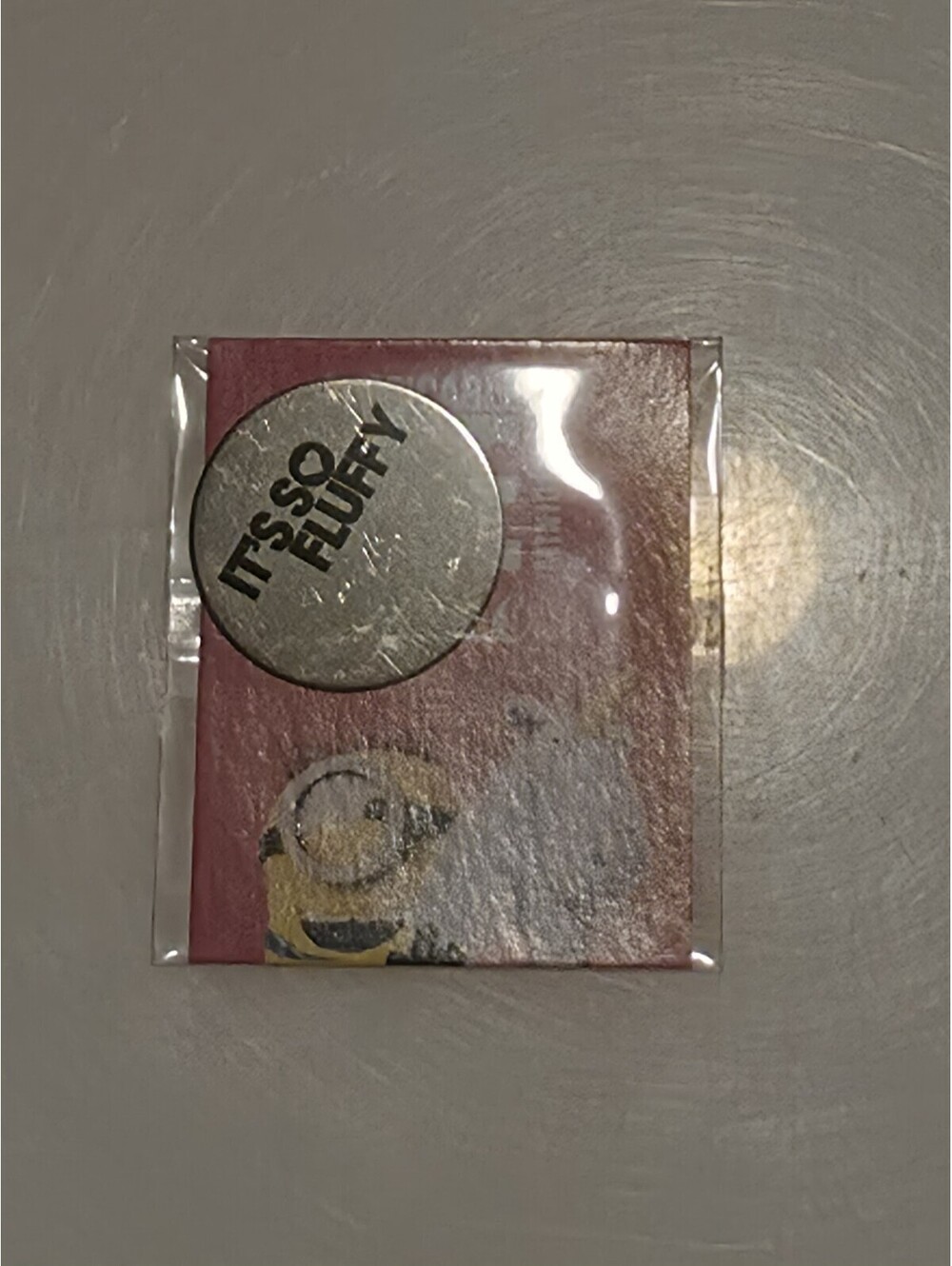 Origami Owl Minions Large Silver Plate - It’s So Fluffy